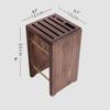 Knife Block Solid Wood Knife Holder Wood Knife Block Stand Dry Breathable Knife Rack Cooking Frame Kitchen Accessories for Kitchen (Color : B) view 2