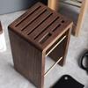 Knife Block Solid Wood Knife Holder Wood Knife Block Stand Dry Breathable Knife Rack Cooking Frame Kitchen Accessories for Kitchen (Color : B) view 3