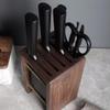 Knife Block Solid Wood Knife Holder Wood Knife Block Stand Dry Breathable Knife Rack Cooking Frame Kitchen Accessories for Kitchen (Color : B) view 4