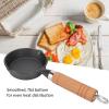 11.2in Cast Iron Skillet, Non Stick Frying Pans Cast Iron Pan Set, Comfortable Handle for High Temperature Resistance for Kitchen, Restaurant, Can Be Used for Omelette, Pancake, Panini view 2