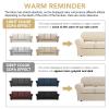4 Piece Stretch Sofa Covers for 3 Cushion Couch Covers Furniture Slipcovers for Living Room (1 Base Cover Plus 3 Seat Cushion Covers) Thicker Jacquard Fabric Cover (XL Sofa, Natural) view 4