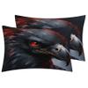 zcwl Eagle Duvet Cover Queen Size | Gothic Bird Bedding Set | 3 Piece | Soft Microfiber Patterned Comforter Cover with Zipper Ties & 2 Pillowcases | Eagle Bedroom & Room Decor view 2