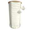 Spinner Pinata (IVORY) - Handmade Reusable Spinning Pinata with Pull-Action Ribbon (NO HITTING STICK REQUIRED), Great for Parties/Special Events of all ages, Indoor/Outdoor Fun view 1
