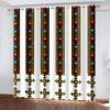 XIANGPEIFBH Shading Window Curtain Ethiopian Traditional Decor Curtains for Living Room Bedroom Window Curtain Salon Simple Decor 59(W) x(H) 110in/150x280cmx2pcs view 1