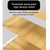 Over The Toilet Shelf Organizer for Bathroom Free Standing, Bold Square Tube, Strong Load-bearing Capacity, Save Space, Easy to Assemble, Various Styles Are Available ( Color : White-yellow wood grain view 2