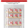 Over The Toilet Shelf Organizer for Bathroom Free Standing, Bold Square Tube, Strong Load-bearing Capacity, Save Space, Easy to Assemble, Various Styles Are Available ( Color : White-yellow wood grain view 4
