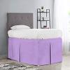 Silver Cotton- Split Corner with Three Side Coverage in Lilac Full Size (54" x 80"+ 46" Inch) 100% Egyptian Cotton, 1000 Thread Count view 1