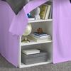 Silver Cotton- Split Corner with Three Side Coverage in Lilac Full Size (54" x 80"+ 46" Inch) 100% Egyptian Cotton, 1000 Thread Count view 2