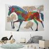 Baxozud horse Tapestry Psychedelic Tapestry Wall hanging Bedding Tapestry view 2