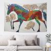 Baxozud horse Tapestry Psychedelic Tapestry Wall hanging Bedding Tapestry view 3