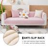 HGTRH Couch Covers for 3 Cushion Couch Sofa Sectional, Sofa Slipcovers Thick Milk Velvet, Comfortable Skin- Friendly Sofa Covers with Non Slip Bottom, No Fading No Shedding view 4
