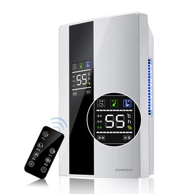 2.2L Remote Intelligent Dehumidifier with LCD Display,110V 90W Adjustable Timer & Humidity Dehumidifier with Drain Hose,300 ft Low Noise Dehumidifier for Large Medium Sized Rooms or Garage