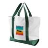 Swimming Design Cruiser Tote Bag - Quote Shopping Bag - Cool Design Tote Bag - White Black view 2