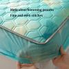 FCLDESHOP Breathable Mattress Pad Cover,Summer Thickened Ice Silk Latex Fitted Sheet, Anime Printed Non-Slip Mattress Topper Bed Cover Queen Bed Cover,Leaves,180 * 200cm (71 X 79inch) view 3