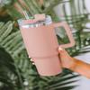 40 OZ stainless steel Double Insulated Tumbler (Pink) view 1