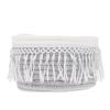Cabilock 1pc Bohemian Cotton Thread Woven Storage Basket Stylish Organizer for Home Decor Tabletop Storage and Sundries Elegant Design Versatile Use view 1