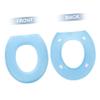 Cabilock 2Pcs Soft Toilet Cushion Covers - Warm Eva Toilet Seat Mats for Bathroom Reusable and Washable Comfortable Cushions for Home Travel view 3