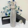 Bling Rhinestone Water Bottle Shinning Vacuum Flask Stainless Steel Travel Diamond Flask Vacuum Bottle with Gift Box for Christmas Valentine's Day Birthday Gift,Silver view 2