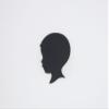 Baby Head 266-I242 Cookie Cutter Silhouette view 1
