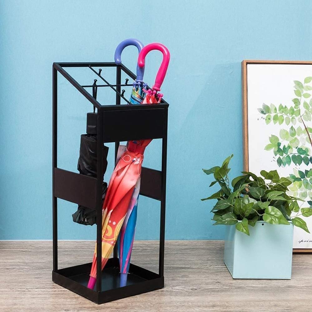 FairUo Umbrella Stands,Household, Commercial Hotel Lobby Umbrella Storage Rack/Black