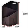FairUo Umbrella Stands,Indoor Home Hotel Lobby Black Wrought Iron Engraving Umbrella Bucket for Hallway view 2