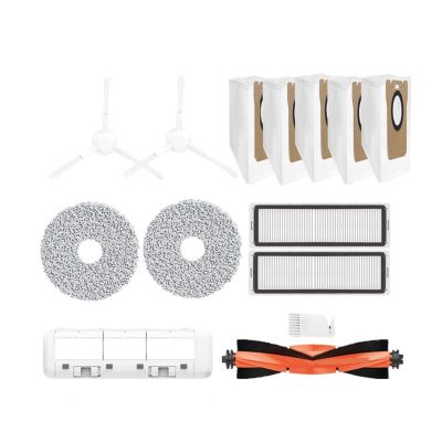 YAXRO Compatible with Dreame Bot L10s Pro L10s Ultra Robot Vacuum Cleaner Spare Parts, Rubber/Side Brush, Cover, Filter, Mop Rag Optional (Color : Mijia Parts Kit)