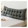 XMAYODS Bolster Headboard Pillow Reading Bed Rest Pillows - Backrest Positioning Support Pillow Extra Filling Washable (Color : #3, Size : 120x50cm) view 1