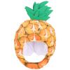VICASKY Cosplay Mask Pineapple Costume Hat Plush Fruit Headgear Funny Party Hat Food Costumes Cap Summer Novelty Dress Up for Performance Party Cosplay Photo Prop view 1