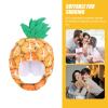 VICASKY Cosplay Mask Pineapple Costume Hat Plush Fruit Headgear Funny Party Hat Food Costumes Cap Summer Novelty Dress Up for Performance Party Cosplay Photo Prop view 4