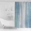 Double Love Abstract Sky Blue Bathroom Curtain 96 Inch Shower Curtain with Hooks, Waterproof Polyester Bath Curtain Washable Bathtub Curtain Modern Abstract Minimalist Painting Art 72''x 96'' view 2