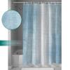 Double Love Abstract Sky Blue Bathroom Curtain 96 Inch Shower Curtain with Hooks, Waterproof Polyester Bath Curtain Washable Bathtub Curtain Modern Abstract Minimalist Painting Art 72''x 96'' view 4