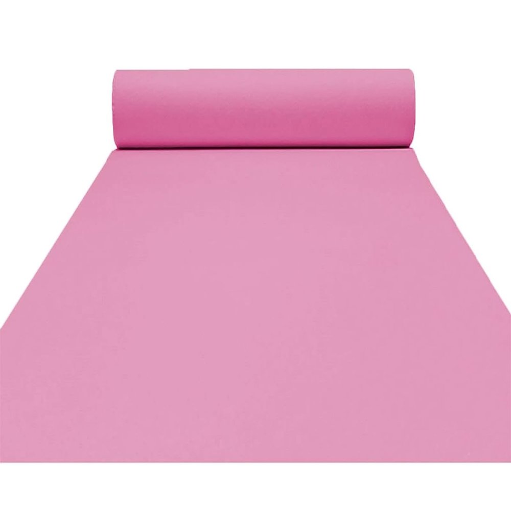 Wedding Aisle Carpet 10m Pink Event Runner Carpet 2mm Thick Non-Slip Runway Rug Wear-Resistant Carpet Roll for Ceremony Church Party Decoration Outdoor (Size : 1x15m)