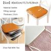 2/4 Pack Dining Chair Cushion, Horseshoe PU Leather Seat Cushion, Dining Room Chair Pads With Non Skid Rubber Back, Kitchen Chair Cushions With Waterproof And Breathable ( Color : Brown , Size : 43*40 view 3