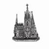 Barcelona Spain Gaudi Architecture Refrigerator Magnet 3D Travel Souvenir Fridge Decoration Magnetic Sticker Hand Painted Craft view 1