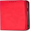 KAVJU Wallet Case for iPhone 14/14 Max/14 Pro/14 Pro Max, Leather Wallet Case, Shockproof Strong Magnetic Flip Cover Case with Card Slot Kickstand Function (Color : Red, Size : 14 6.1") view 1