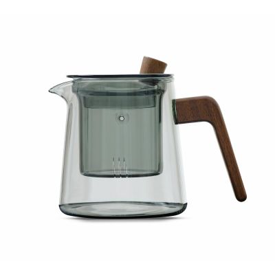 Tea Canyon Glass Teapot with Removable Glass Infuser, Teapot Kettle for Blooming and Loose Leaf, Borosilicate Glass Tea Maker 17oz/500ml
