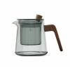 Tea Canyon Glass Teapot with Removable Glass Infuser, Teapot Kettle for Blooming and Loose Leaf, Borosilicate Glass Tea Maker 17oz/500ml view 1