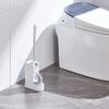 DLUXCA Toilet Brush Hook Shape Silicone Toilet Brush with Holder Set for Home Bathroom Toilet Kitchen Bowl Cleaning Bathroom Toilet Brush Holder view 2
