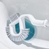 DLUXCA Toilet Brush Hook Shape Silicone Toilet Brush with Holder Set for Home Bathroom Toilet Kitchen Bowl Cleaning Bathroom Toilet Brush Holder view 4
