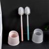 DLUXCA Toilet Brush Creative Toilet Brush Holders Household Bathroom Accessories Toilet Bowl Brush Tools Accessoires Toilet Cleaning Bathroom Toilet Brush Holder (Color : Pink, Size : One Size) view 3