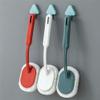 Toilet Brush Strong Decontamination Bath Brush Long Handle Durable Sponge Tiles Brush Toilet Fish Tank Cleaning Brush Household Clean Tools Bathroom Toilet Brush Holder ( Color : A , Size : One size ) view 2