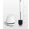 DLUXCA Toilet Brush Silicone Head Brush Household Floor-Standing Toilet Tool Bathroom Accessories Sets Bathroom Toilet Brush Holder view 2