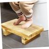GRIRIW Boys and Girls Step Stool Helper Wooden Step Bench for Adults Foot-Rest for Adults Boys and Girls view 3