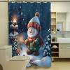 EZON-CH Shower Curtains for Bathroom, Cute Gnome Matchstick Snow Christmas Shower Curtain Set Polyester Waterproof Fabric Bath Curtain with Hooks for Home Hotel Apartment Farmhouse 54x78 inch view 4