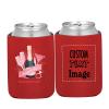 [200pcs] Custom Can Coozies 200 Pack Customized Can Sleeve Beer Coolers, Personalized Can Cooler With Photo Logo for Wedding, Graduation Party, Bachelorette Party, Corporate Events - Red view 1