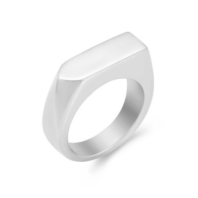 BIAIHQIE Cremation Jewelry for Ashes Geometry Memorial Urn Ring Ashes Holder Keepsake Cremation Ring for Men,2,12
