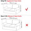 Custom Made Uppland Loveseat Couch Velvet Replacement Cover Fits IKEA Uppland 2 Seat Sofa,Uppland Sofa Cover,Only Cover(Don't Fit Ektorp 2 Seat Sofa) (Medium Yellow) view 2