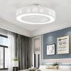 YUEGOO Ventiladores De Techo con Lmparas, Luces Colgantes De Ventilador, Lmpara De Ventilador De Control Remoto De Control Remoto Candelera De Ventilador Tranquilo Moderno 72W Iluminacin De Ventila view 2