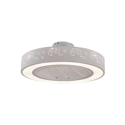 YUEGOO Ventiladores De Techo con Lmparas, Ventilador De Techo Led con Lmpara, Moderna Luz De Ventilador Inteligente Minimalista 72W Parnes De Colgante Dimmable Linterna Recandelier Para Sala De Esta