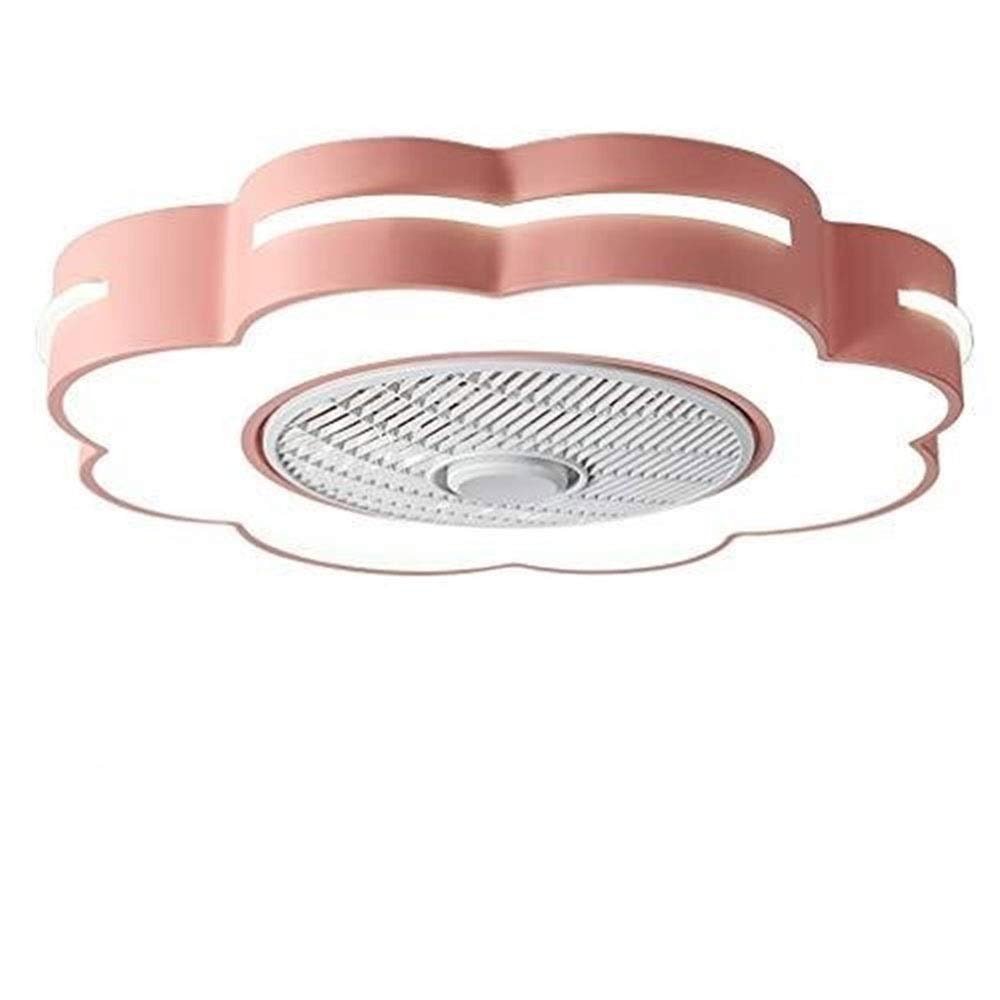 YUEGOO Ventiladores De Techo con Lmparas, Ventilador De Techo Ventilador Led De Techo con Iluminacin Y Remoto Silencio Moderno Moderno Techo Dimmable Lmpara De Guardera Creativa Iluminacin De Res